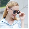 image:imageDUCO Womens Trendy Retro Round Acetate Polarized Sunglasses UV400 99 Glare Block Lightweight for Daily amp Outdoor2 Candy Phoenix Frame Grey Lens