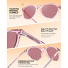 image:imageDUCO Womens Trendy Retro Round Acetate Polarized Sunglasses UV400 99 Glare Block Lightweight for Daily amp Outdoor7 Pink Frame Purple Lens