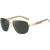 Gold Frame Green Lens