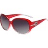 Gradient Wine Red Frame Grey Lens