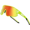 Fluore Green Frame Black Temple Revo Orange Lens