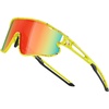 Fluorescent Green Frame Rose Purple Revo Orange Lens