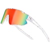 White Frame Red Blue Revo Orange Lens