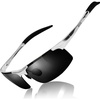 Silver Frame Gray Lens