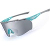 image:imageDUCO Nonpolarized Cycling Glasses UV400 Protection Running Shades DC0038Gunmental Frame Blue Temple Silver Lens