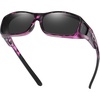 09 Purple Tortoise Frame Grey Lens