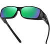 Black Frame Revo Green Lens