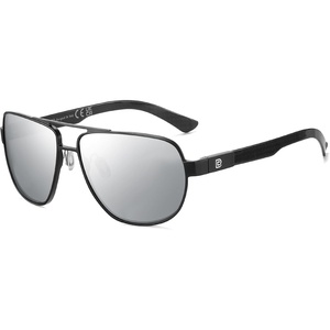 image:imageDUCO Aviator Sunglasses for Men Women Carbon Fiber Polarized Sunglasses Men UV Protection for Driving Golf Fishing 3051Black Frame Mirror Lens