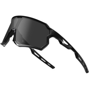 image:imageDUCO Baseball Sunglasses for Men Polarized Cycling Goggles DC0035  UV400 Protection Sports Glasses Impactresistant Running Shades Flexible for Softball Fishing DrivingBlackgreyrevo Black