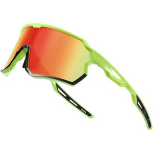 image:imageDUCO Baseball Sunglasses for Men Polarized Cycling Goggles DC0035  UV400 Protection Sports Glasses Impactresistant Running Shades Flexible for Softball Fishing DrivingGreenblackrevo Orange