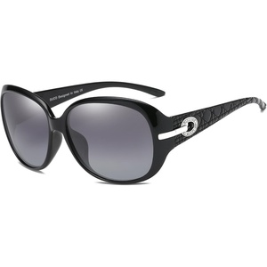 image:imageDUCO Classic Sunglasses for Women polarized womens sunglasses 100 UV Protection Shades 6214Black Frame Gray Lens