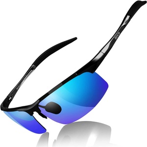 image:imageDUCO Mens Sports Polarized Sunglasses UV Protection Sunglasses for Men 8177sBlack Frame Revo Blue Lens