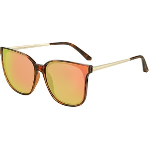 image:imageDUCO Oversized Polarized Sunglasses for Women Trendy Mirrored Shades Retro Square Light Weight UV400 Sun Glasses W01615 Tortoise Frame Revo Pink Lens