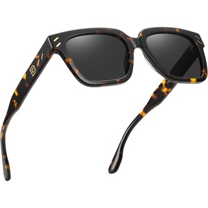 image:imageDUCO Retro Square Polarized Sunglasses for Men Women Trendy Vintage Luxury Acetate Sun Glasses UV400 DC2368