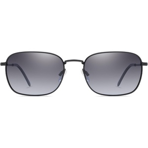 image:imageDUCO Square Sunglasses for Men Women Polarized Driving Sun Glasses UV400 Protection Retro Shades DC3038Matte Black Frame Gradient Gray Lens