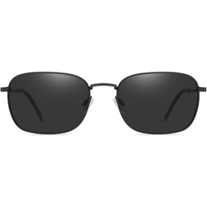 image:imageDUCO Square Sunglasses for Men Women Polarized Driving Sun Glasses UV400 Protection Retro Shades DC3038Matte Black Frame Gray Lens