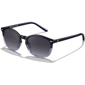 image:imageDUCO Womens Trendy Retro Round Acetate Polarized Sunglasses UV400 99 Glare Block Lightweight for Daily amp Outdoor5 Dark Blue Frame Blue Lens