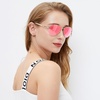 image:imageDUCO Aviator Sunglasses for Men Women Vintage Polarized Sun Glasses Mirrored Lens Metal Frame Designer Shades 3025KGold Frame Revo Pink Lens