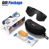 image:imageDUCO Baseball Sunglasses for Men Women Sports Style Polarized Lens UV Protection DC0030Black Frame Gray Lens