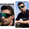 image:imageDUCO Baseball Sunglasses for Men Women Sports Style Polarized Lens UV Protection DC0030Black Frame Revo Green