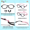 image:imageDUCO Blue Light Blocking Glasses for Kids Boys Girls Gaming Computer Glasses for Kids Age 510 K026Black Frame Pink Temple