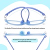 image:imageDUCO Blue Light Blocking Glasses for Kids Boys Girls Gaming Computer Glasses for Kids Age 510 K026Blue Frame White Temple