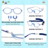 image:imageDUCO Blue Light Blocking Glasses for Kids Boys Girls Gaming Computer Glasses for Kids Age 510 K026Blue Frame White Temple