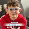 image:imageDUCO Blue Light Blocking Glasses for Kids Boys Girls Gaming Computer Glasses for Kids Age 510 K026Blue Frame White Temple