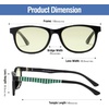 image:imageDUCO Blue Light Glasses for Kids Boys Girls Blue Ray Blocking Glasses Cute Computer Gaming TV Glasses for Children K015