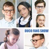 image:imageDUCO Blue Light Glasses for Kids Girls BoysGaming Computer TV Phone Fake Glasses for Kids Age 610Anti Bluelight amp UV K023Pink