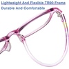 image:imageDUCO Blue Light Glasses for Kids Girls BoysGaming Computer TV Phone Fake Glasses for Kids Age 610Anti Bluelight amp UV K023Pink