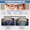 image:imageDUCO Blue Light Glasses for Kids Girls BoysGaming Computer TV Phone Fake Glasses for Kids Age 610Anti Bluelight amp UV K023Pink