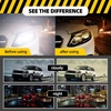 image:imageDUCO Classic Vintage Cateye Polarized Night Driving Glasses Anti Glare Headlight Night Vision Glasses For Women W001Tortoise