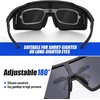 image:imageDUCO Cycling Glasses Men Women Polarized Sport Sunglasses UV400 Protection Lightweight Baseball Tennis Golf Baseball RunningBlack Frame Grey Len