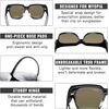 image:imageDUCO Fit Over Sunglasses Wraparound Sunglasses Polarized Over Glasses Sunglasses For Men Women UV Protection DC8970Black Frame Red Lens