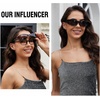 image:imageDUCO Fit Over Sunglasses Wraparound Sunglasses for Men Women Polarized Wear Over Sun Glasses UV Protection DC8965Brown Tortoiseshell Frame Grey Lens