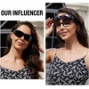 image:imageDUCO Fit Over Sunglasses Wraparound Sunglasses for Men Women Polarized Wear Over Sun Glasses UV Protection DC8965Purple Tortoiseshell Frame Grey Lens