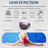 image:imageDUCO Fit Over Sunglasses for Men Women Wear Over Glasses Retro Wrap Around Polarized Sun Glasses UV400 Protection ABlack Frame Revo Pink Lens