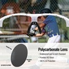 image:imageDUCO Kids Baseball Sunglasses Age 410 Girls Boys Polarized Glasses DK261  Unbreakable Sports Sunglasses UV400 Protection Flexible Frame Incl Case amp StrapWhite Frame Black Dot Revo Blue Lens