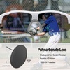 image:imageDUCO Kids Baseball Sunglasses Age 410 Girls Boys Polarized Glasses DK261  Unbreakable Sports Sunglasses UV400 Protection Flexible Frame Incl Case amp StrapWhite Frame Grey Temple Revo Yellow Lens