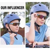 image:imageDUCO Kids Baseball Sunglasses Age 410 Girls Boys Polarized Glasses DK261  Unbreakable Sports Sunglasses UV400 Protection Flexible Frame Incl Case amp StrapBlue Frame White Temple Revo Orange Lens