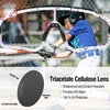 image:imageDUCO Kids Baseball Sunglasses for Boys Girls Age 616 Polarized  UV400 Protection Youth Cycling Goggles for Boys Girls Unbreakable Flexible Frame with Case amp Carry Case17 White Frame Revo Colorful Lens