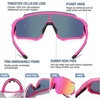 image:imageDUCO Kids Baseball Sunglasses for Boys Girls Age 616 Polarized  UV400 Protection Youth Cycling Goggles for Boys Girls Unbreakable Flexible Frame with Case amp Carry Case10 Pink Frame Revo Pink Lens