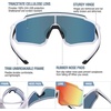 image:imageDUCO Kids Baseball Sunglasses for Boys Girls Age 616 Polarized  UV400 Protection Youth Cycling Goggles for Boys Girls Unbreakable Flexible Frame with Case amp Carry CaseWhite Frame Black Temple Revo Orange Lens