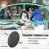 image:imageDUCO Kids Baseball Sunglasses for Boys Girls Age 616 Polarized  UV400 Protection Youth Cycling Goggles for Boys Girls Unbreakable Flexible Frame with Case amp Carry Case22 Green Frame Revo Green Lens