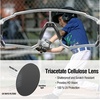 image:imageDUCO Kids Baseball Sunglasses for Boys Girls Age 616 Polarized  UV400 Protection Youth Cycling Goggles for Boys Girls Unbreakable Flexible Frame with Case amp Carry Case25 Clear Frame Revo Blue Lens