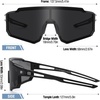 image:imageDUCO Kids Baseball Sunglasses for Boys Girls Age 616 Polarized  UV400 Protection Youth Cycling Goggles for Boys Girls Unbreakable Flexible Frame with Case amp Carry Case03 Black Frame Revo Grey Lens