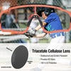 image:imageDUCO Kids Baseball Sunglasses for Boys Girls Age 616 Polarized  UV400 Protection Youth Cycling Goggles for Boys Girls Unbreakable Flexible Frame with Case amp Carry Case15 Orange Frame Revo Orange Lens