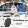 image:imageDUCO Kids Baseball Sunglasses for Boys Girls Age 616 Polarized  UV400 Protection Youth Cycling Goggles for Boys Girls Unbreakable Flexible Frame with Case amp Carry Case26 White Frame Revo Silver Lens