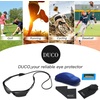 image:imageDUCO Little Kids Sunglasses Age 47 Unbreakable Polarized Cycling Glasses with Case amp Strap K014Black Frame Black Temple